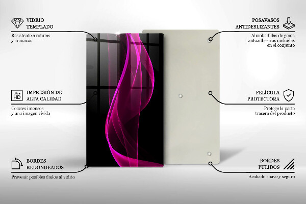 Cubre encimera Abstracción rosa