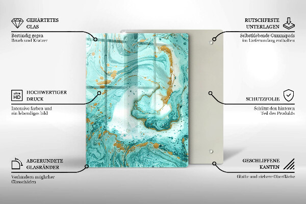 Cubre encimera Abstracción azul