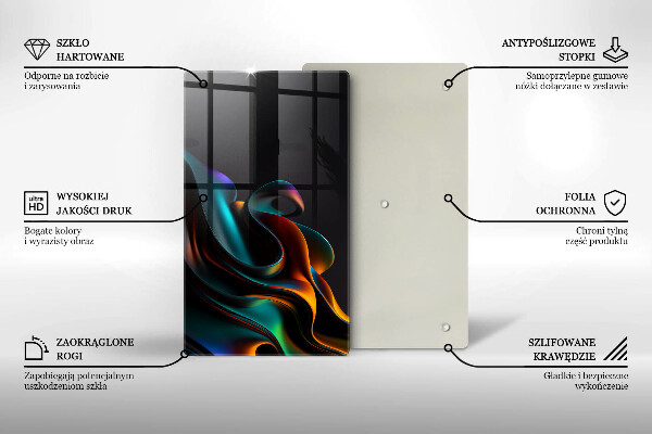 Cubre encimera Abstracción colorida