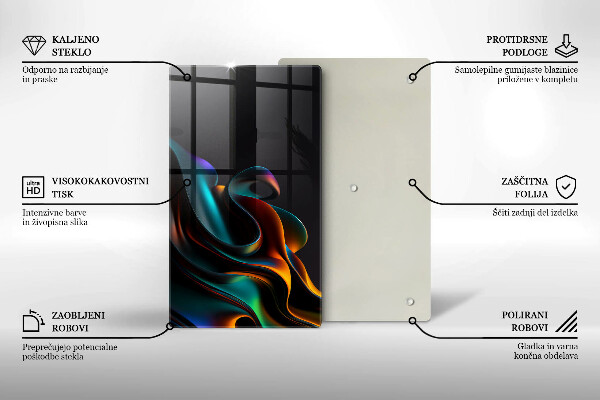 Cubre encimera Abstracción colorida