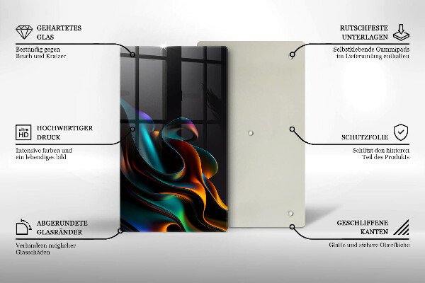 Cubre encimera Abstracción colorida