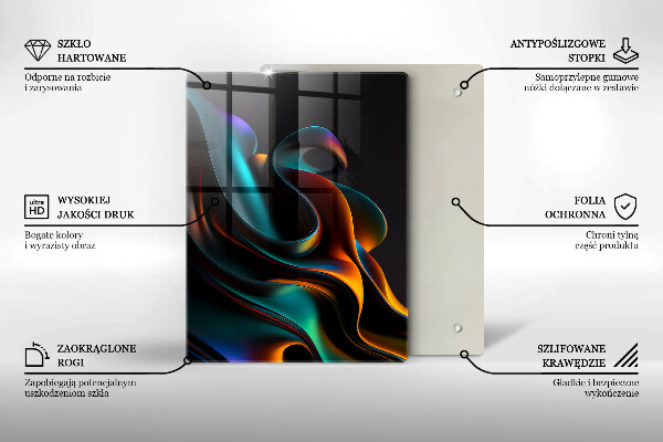 Cubre encimera Abstracción colorida