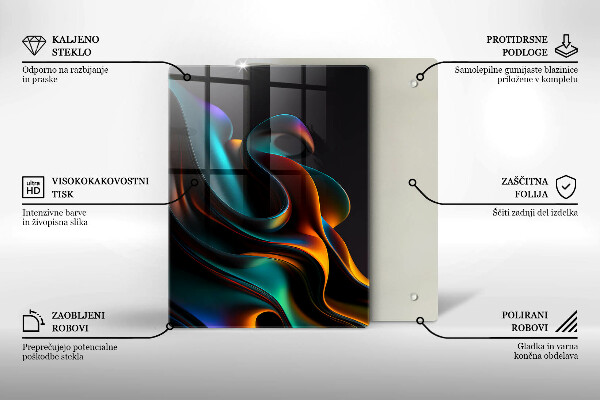 Cubre encimera Abstracción colorida