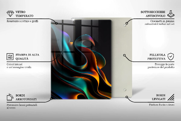 Cubre encimera Abstracción colorida