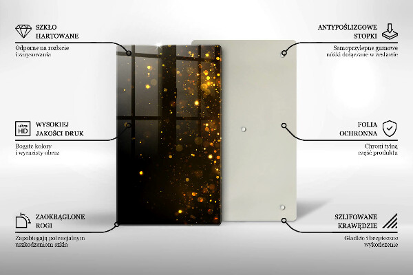 Cubre encimera Brillo dorado