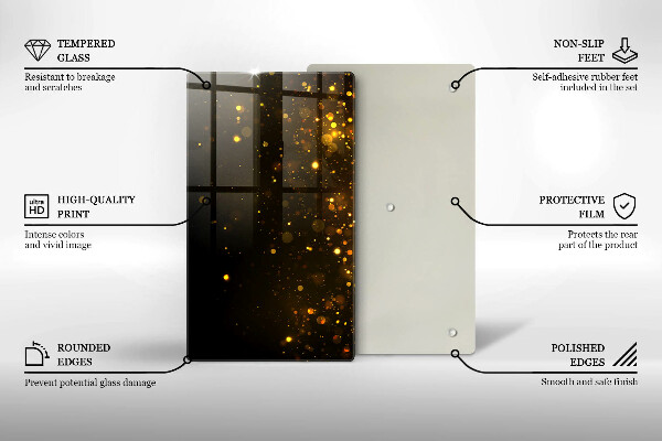 Cubre encimera Brillo dorado