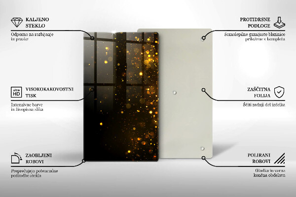 Cubre encimera Brillo dorado