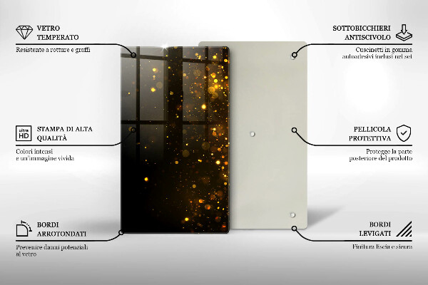 Cubre encimera Brillo dorado