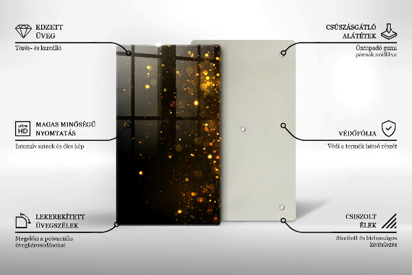 Cubre encimera Brillo dorado