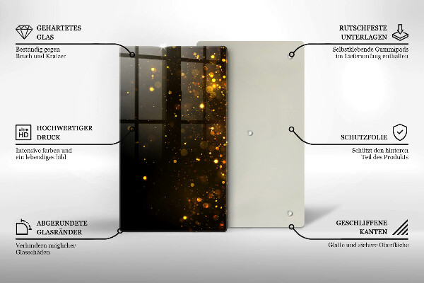 Cubre encimera Brillo dorado