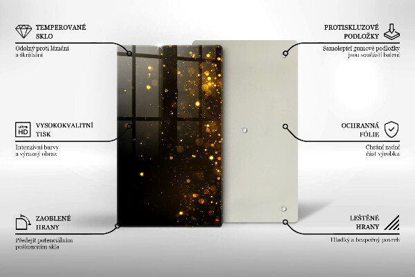 Cubre encimera Brillo dorado