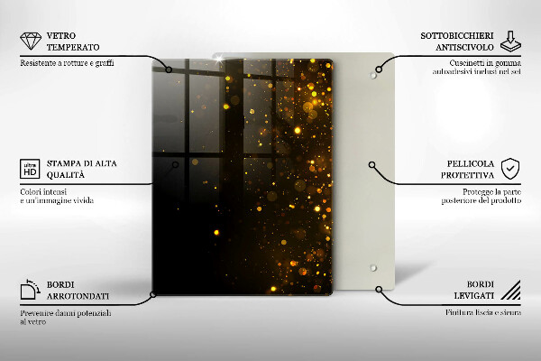 Cubre encimera Brillo dorado