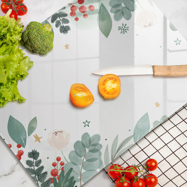 Cubre encimera Hojas de acuarela