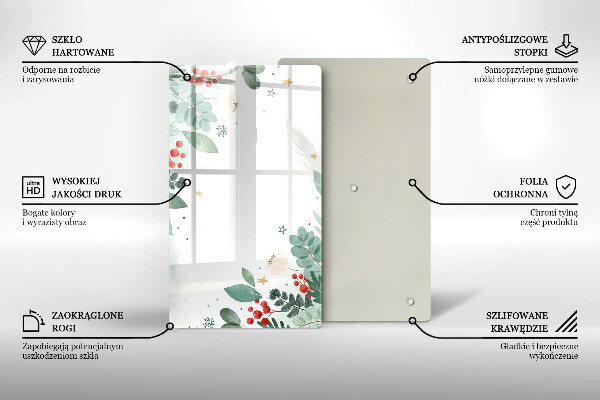 Cubre encimera Hojas de acuarela