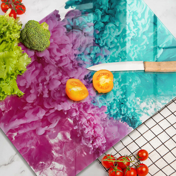 Cubre encimera Humo rosa turquesa