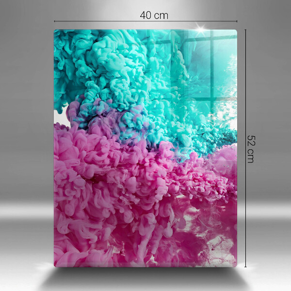 Cubre encimera Humo rosa turquesa