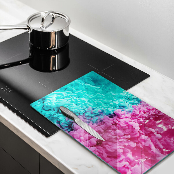 Cubre encimera Humo rosa turquesa