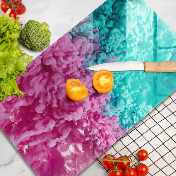 Cubre encimera Humo rosa turquesa