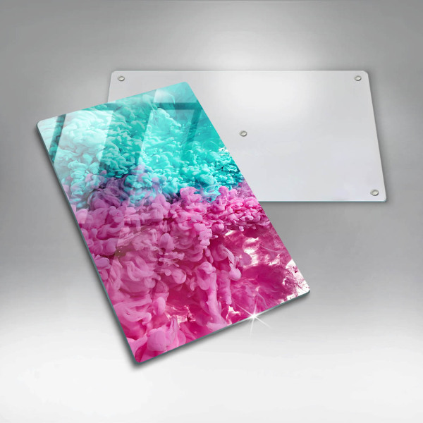 Cubre encimera Humo rosa turquesa