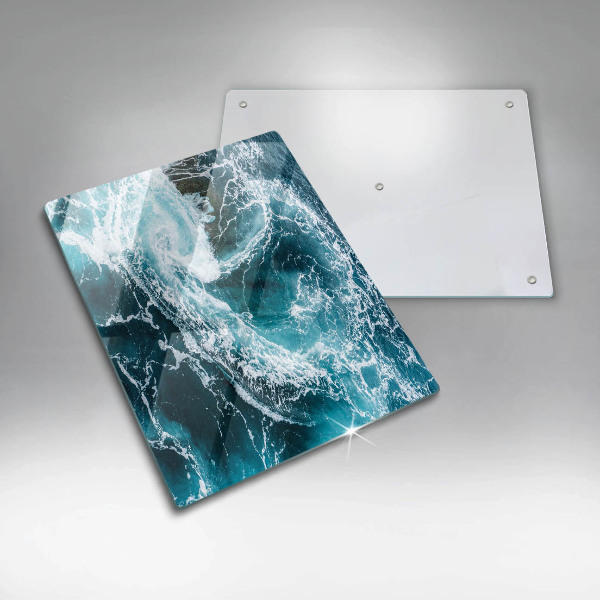 Cubre encimera Olas de agua espumosas