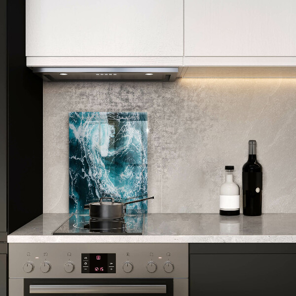 Cubre encimera Olas de agua espumosas