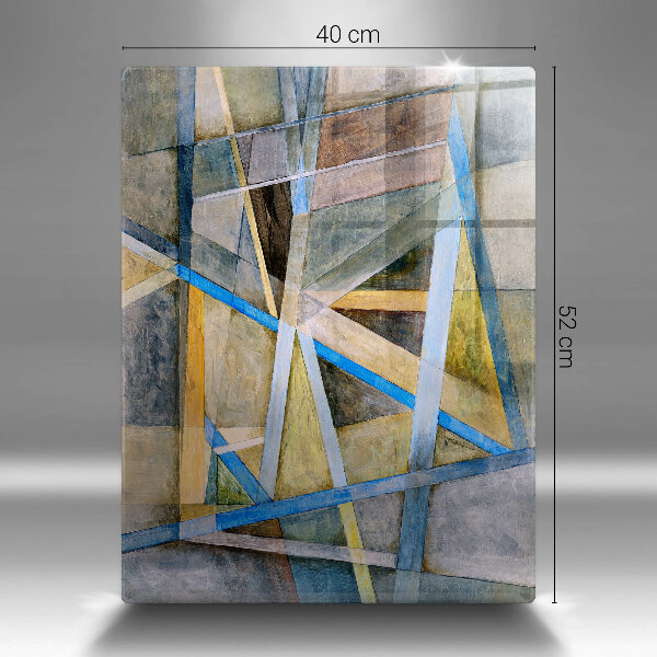 Cubre encimera Abstracción de líneas pintadas