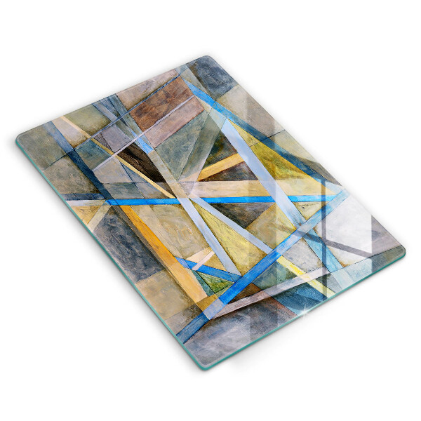 Cubre encimera Abstracción de líneas pintadas