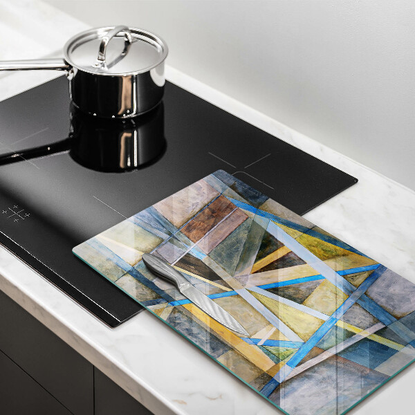 Cubre encimera Abstracción de líneas pintadas