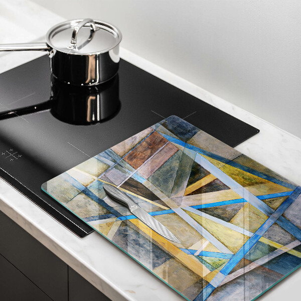 Cubre encimera Abstracción de líneas pintadas