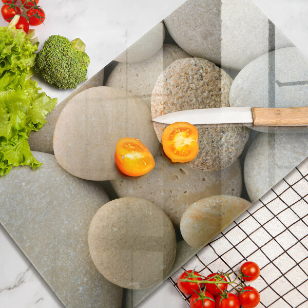 Cubre encimera Patrón de piedras ovaladas