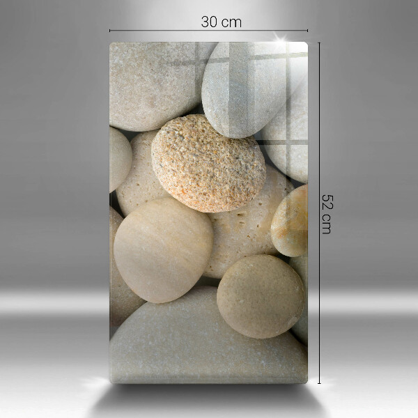 Cubre encimera Patrón de piedras ovaladas