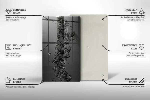 Cubre encimera Formas abstractas 3d