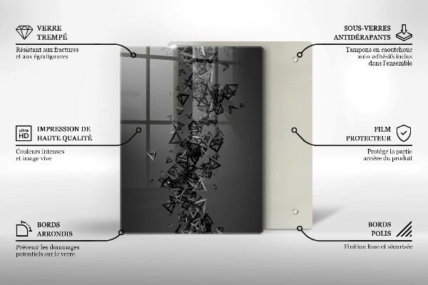 Cubre encimera Formas abstractas 3d