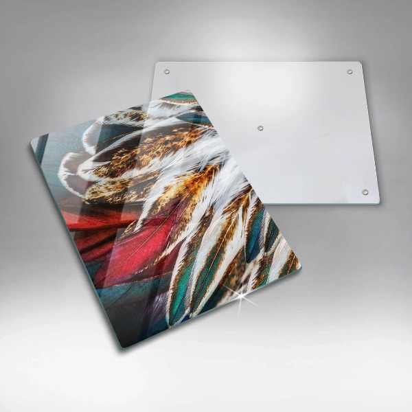 Cubre encimera Plumas de pájaro boho