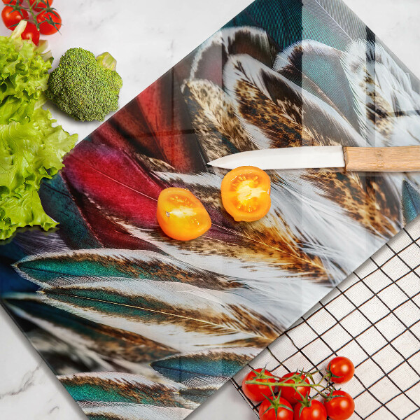 Cubre encimera Plumas de pájaro boho