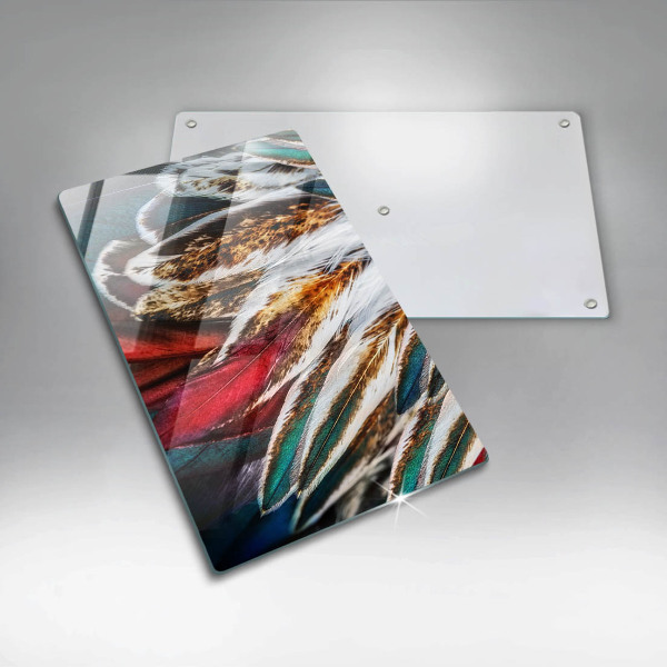 Cubre encimera Plumas de pájaro boho