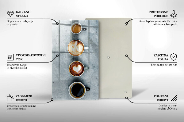 Cubre encimera Cocina - tazas de café