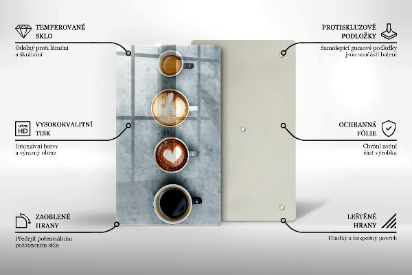 Cubre encimera Cocina - tazas de café