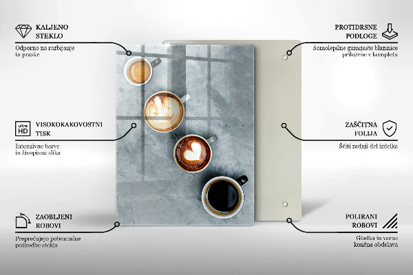 Cubre encimera Cocina - tazas de café