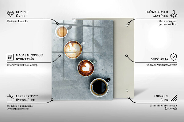 Cubre encimera Cocina - tazas de café