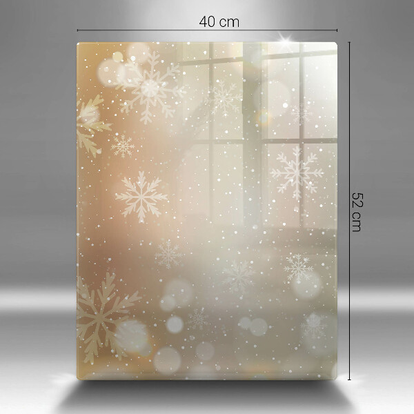 Cubre encimera Copos de nieve