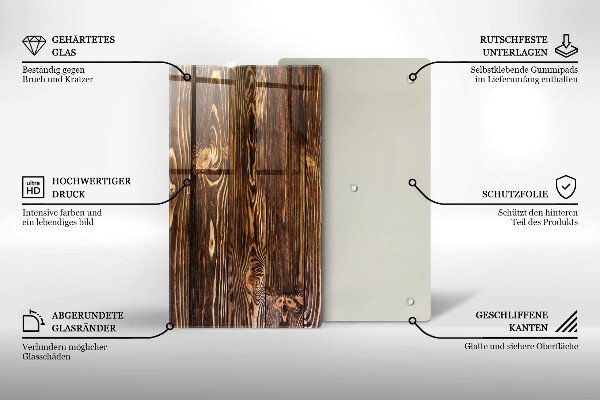 Cubre encimera Textura de madera
