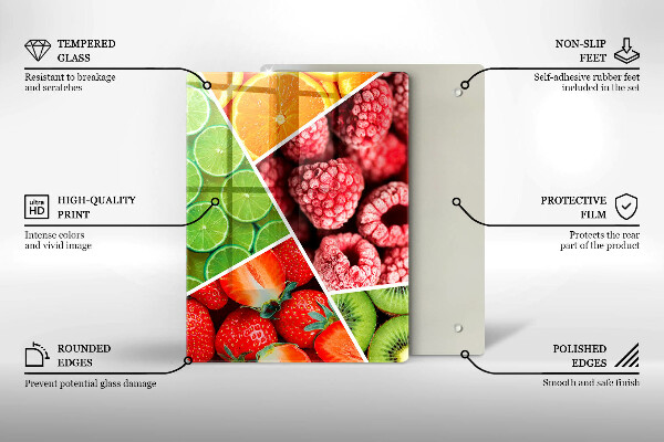 Cubre encimera Frutas coloridas