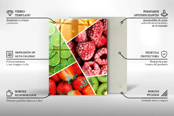 Cubre encimera Frutas coloridas