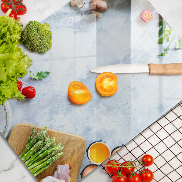 Cubre encimera Ingredientes en la cocina