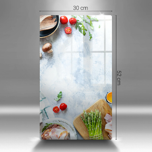 Cubre encimera Ingredientes en la cocina