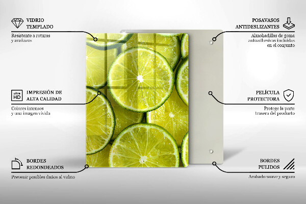 Cubre encimera Rodajas de lima