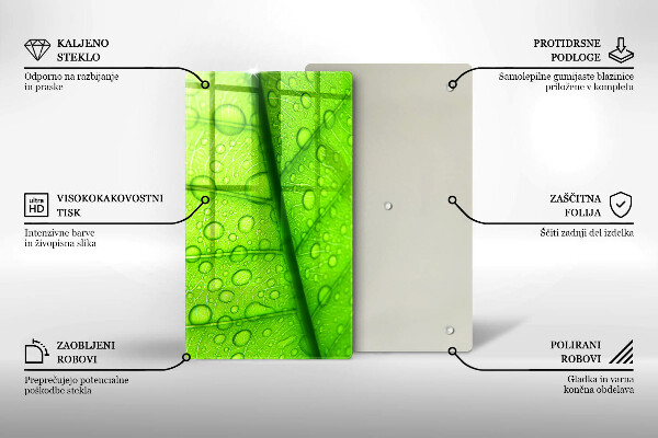 Cubre encimera Primer plano de una hoja