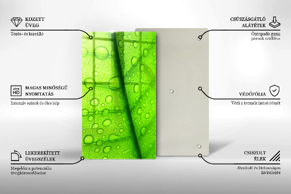 Cubre encimera Primer plano de una hoja
