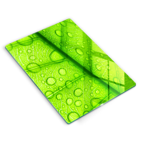 Cubre encimera Primer plano de una hoja